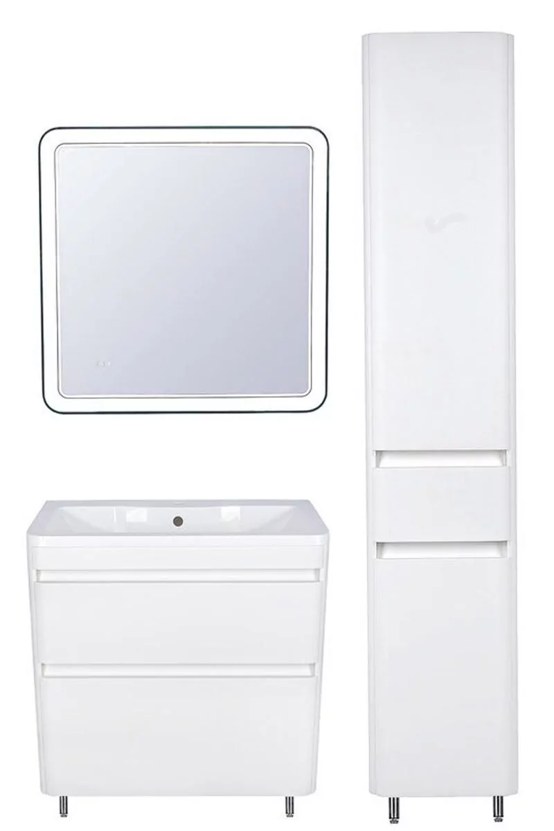 Зеркало Style Line Атлантика 60 сенсор, свет, часы от магазина Vanna-Vanna.ru!