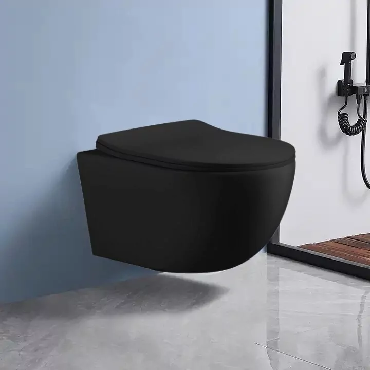 Унитаз Ceruttispa Orlter Aria MBF CT10017 подвесной, черный матовый