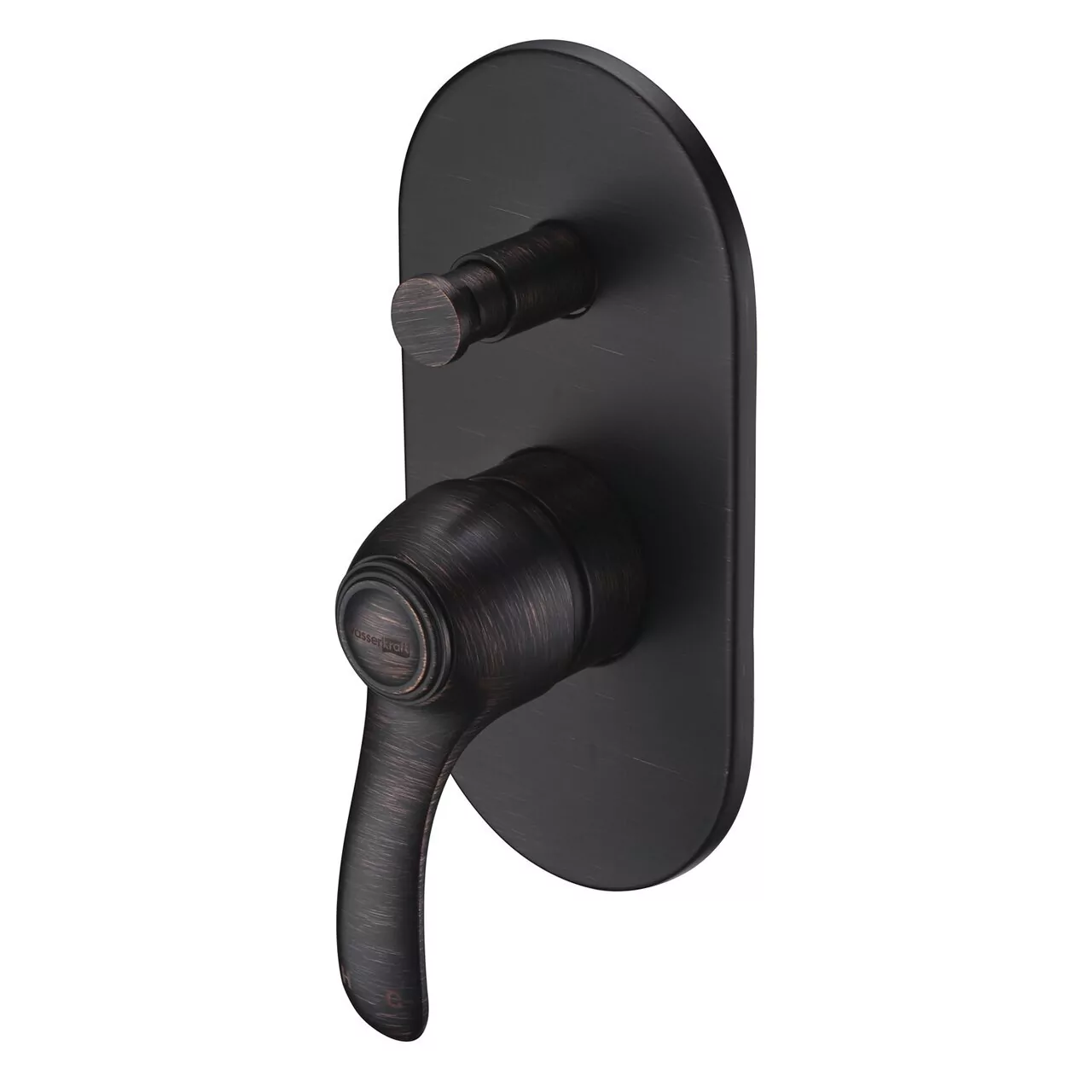 Смеситель с переключателем WasserKraft Isar 1361 встраиваемый, на 2 выхода, темная бронза