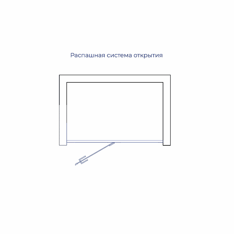 Душевая дверь RGW SV-004B 150 см Черный/Прозрачное от магазина Vanna-Vanna.ru!