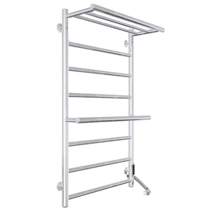 Полотенцесушитель электрический Laris Лавина П9 500х800 с полкой, правый, хром