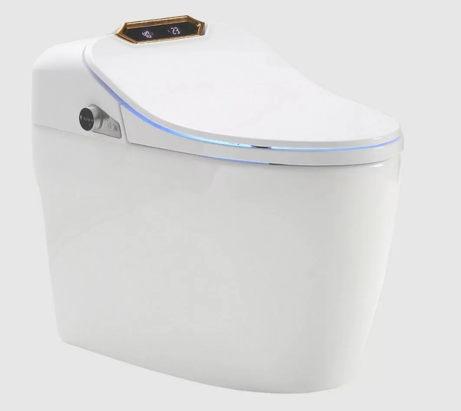 Унитаз Timo TE-731 электронный с биде, напольный, приставной, белый