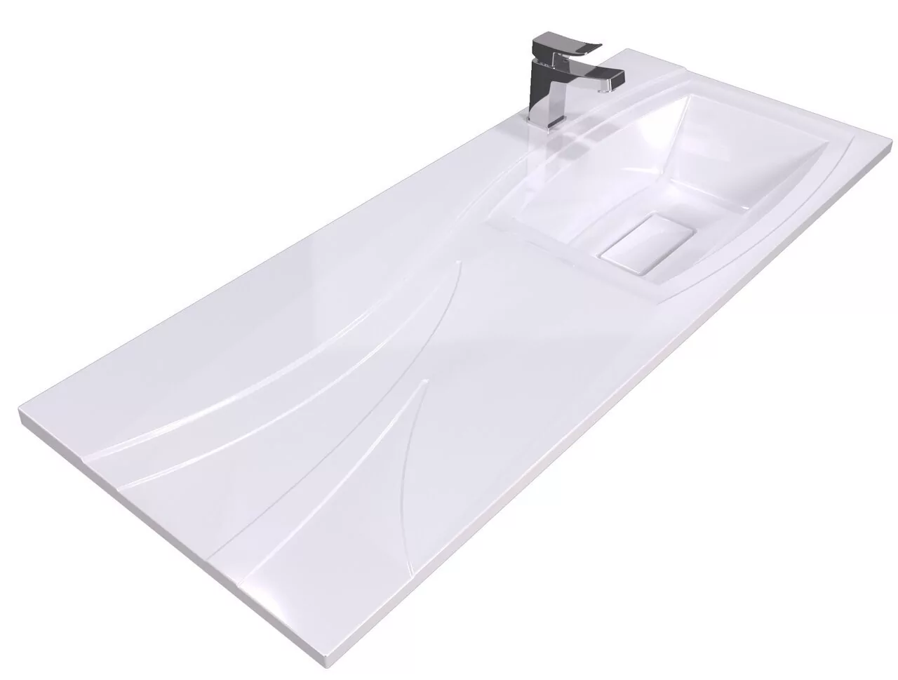 Раковина Stella Polar Элеонора 120 правая белая