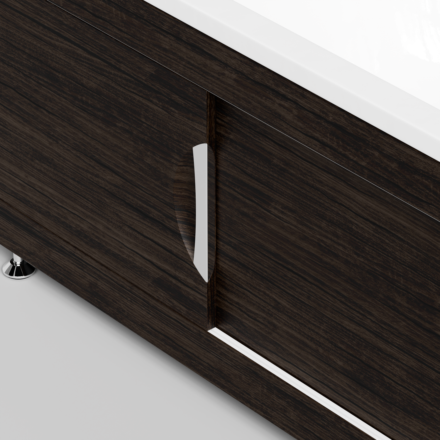 Экран под ванну Vod-ok Топ 150 раздвижной венге