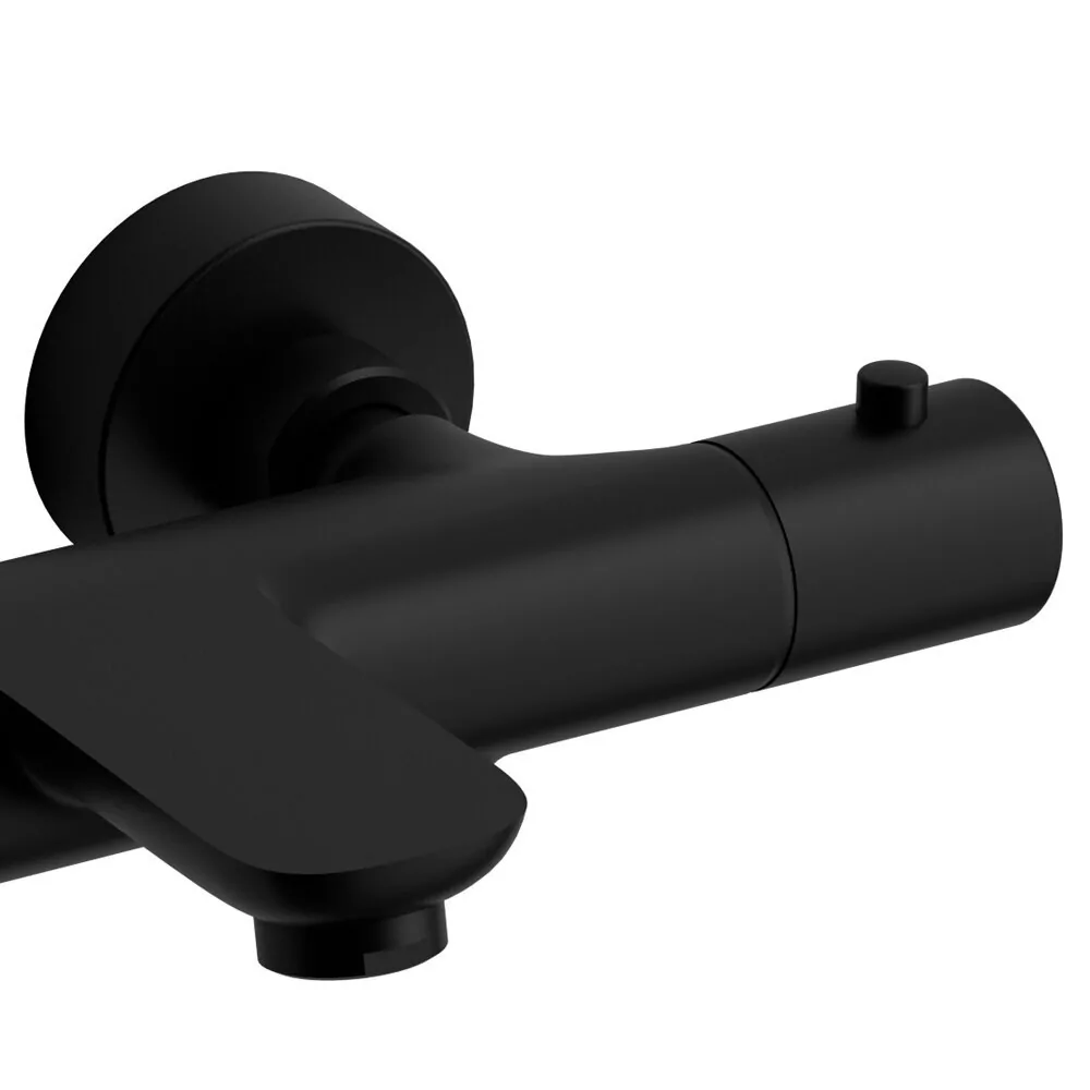 Смеситель для ванны Raiber Graceful RPB-008 черный матовый