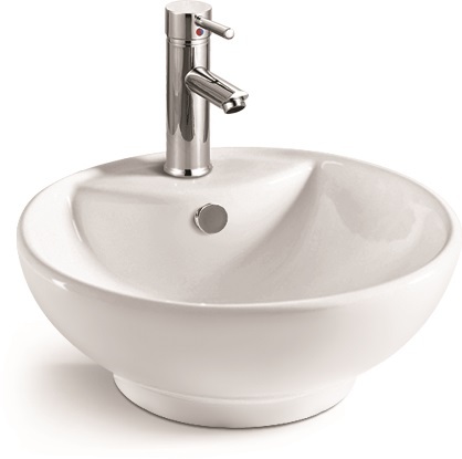 Раковина SantiLine SL-1067 накладная, белая