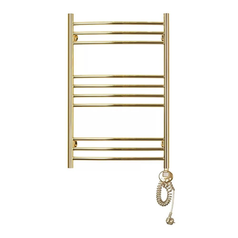 Полотенцесушитель электрический Domoterm Калипсо П10 500X800 ER правый, золото