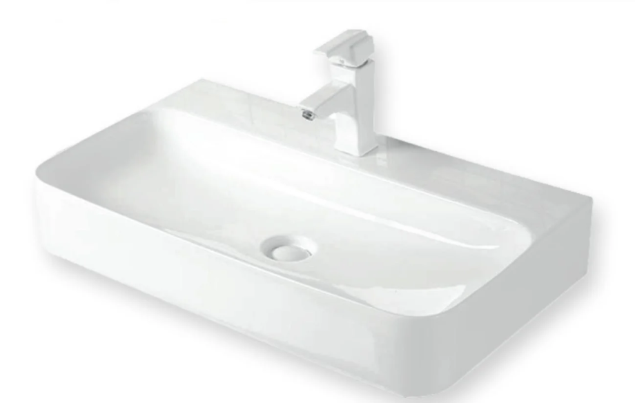 Раковина SantiLine SL-1080 накладная, белая