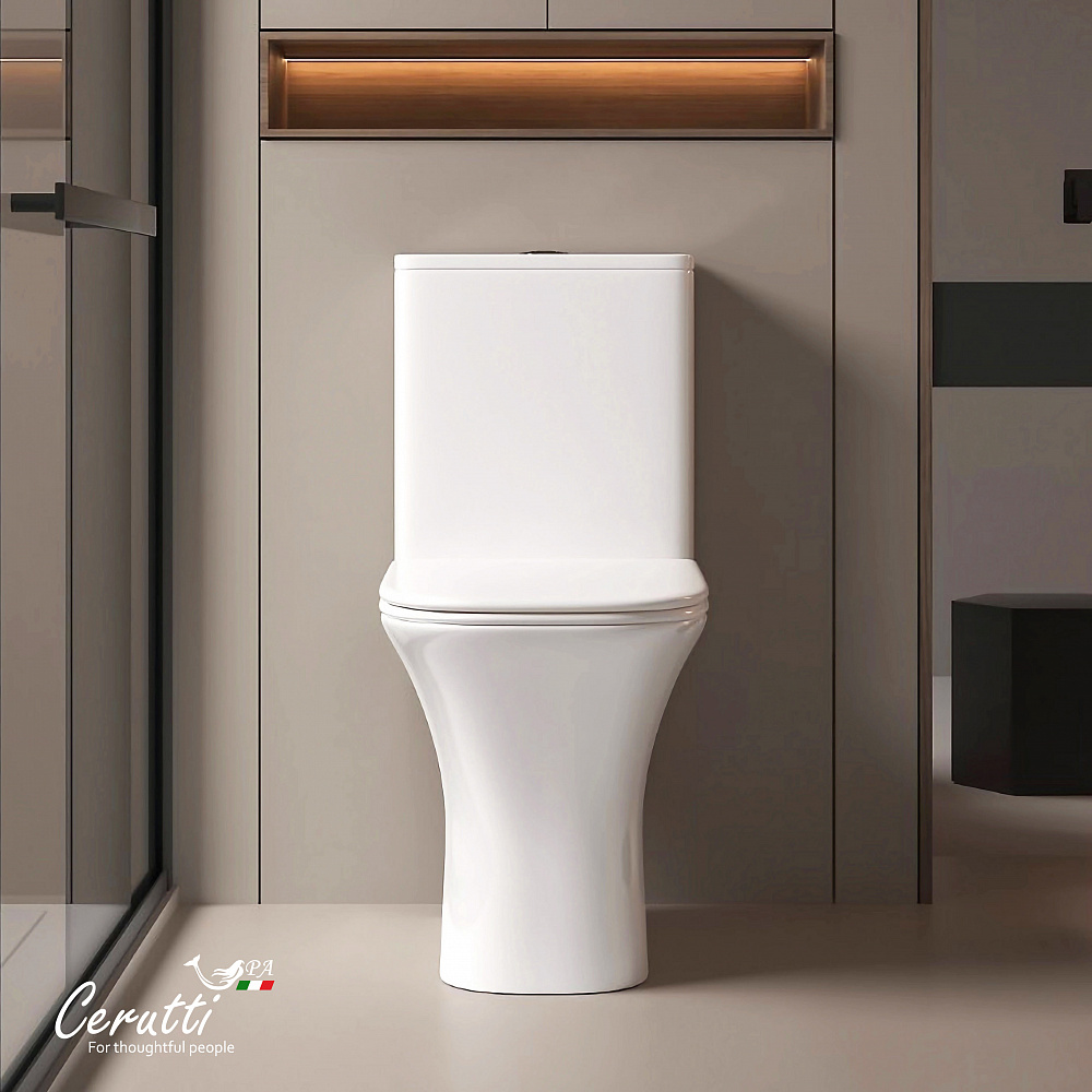 Унитаз напольный Ceruttispa VETTORE Tornado CT11134 безободковый