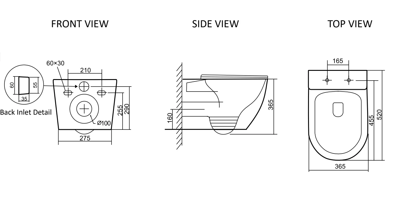 Унитаз SantiLine SL-5025 подвесной, торнадо, микролифт, белый