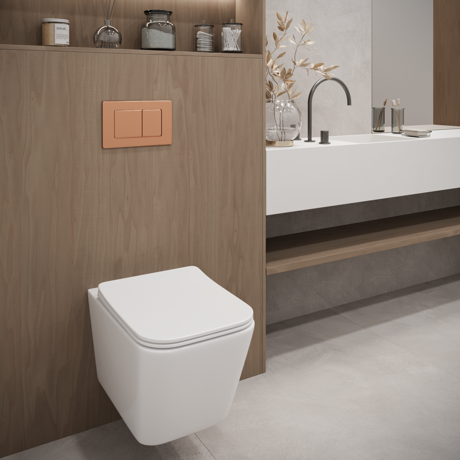 Унитаз Stella Polar Ибица KN9722004 подвесной, белый