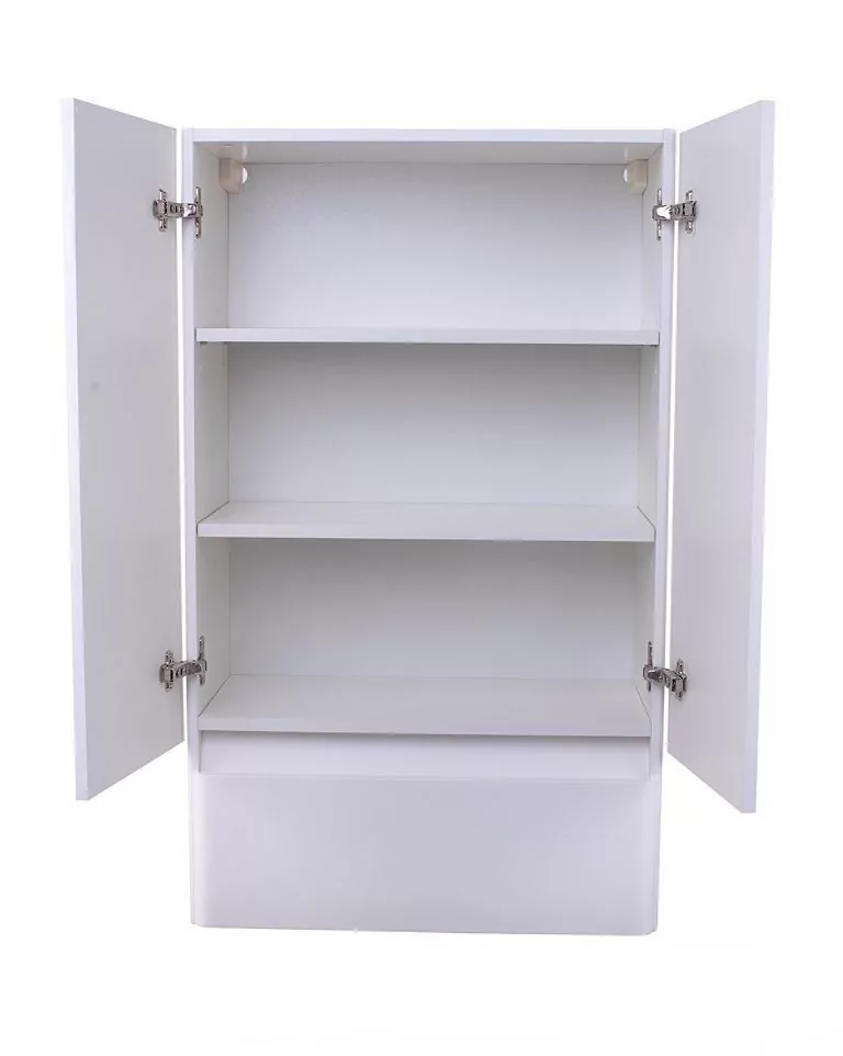 Шкаф навесной Style Line Атлантика 60х100 с ящиком, антискрейч, белый матовый