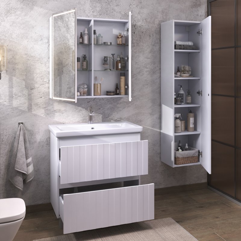 Пенал Vigo Finlay 40 L/R напольный, белый