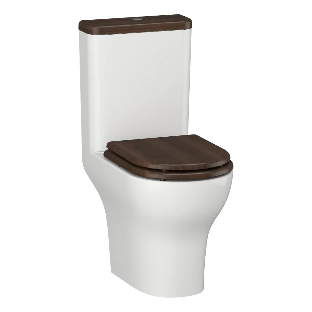 Унитаз-компакт Opadiris Палермо OS24724A белый, антикварный орех