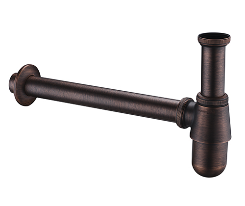 Сифон для раковины WasserKraft A095 темная бронза