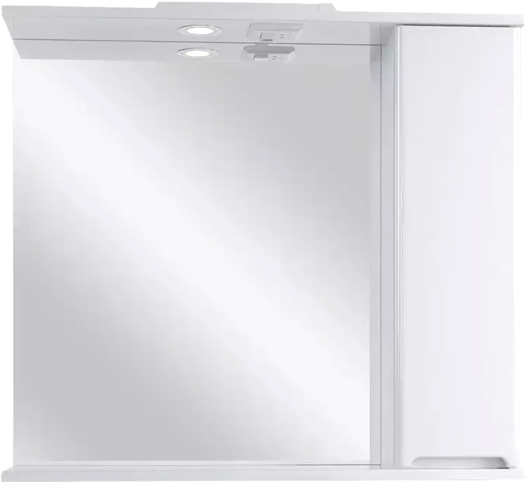 Зеркальный шкаф SanStar Адель/Модена 80 белый