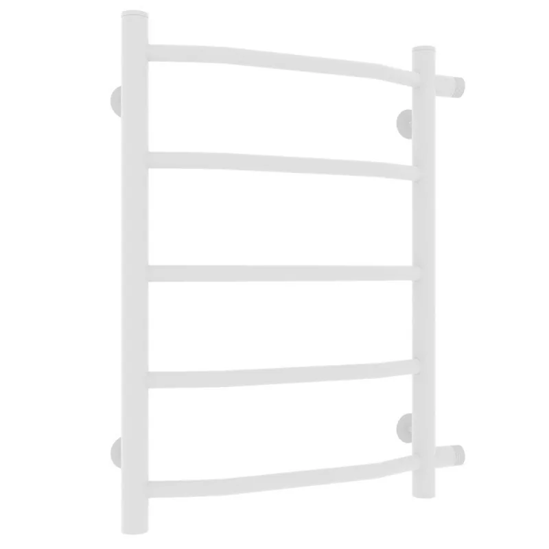 Полотенцесушитель водяной Laris Виктория П5 400х600 МЦ-1 боковой, белый матовый