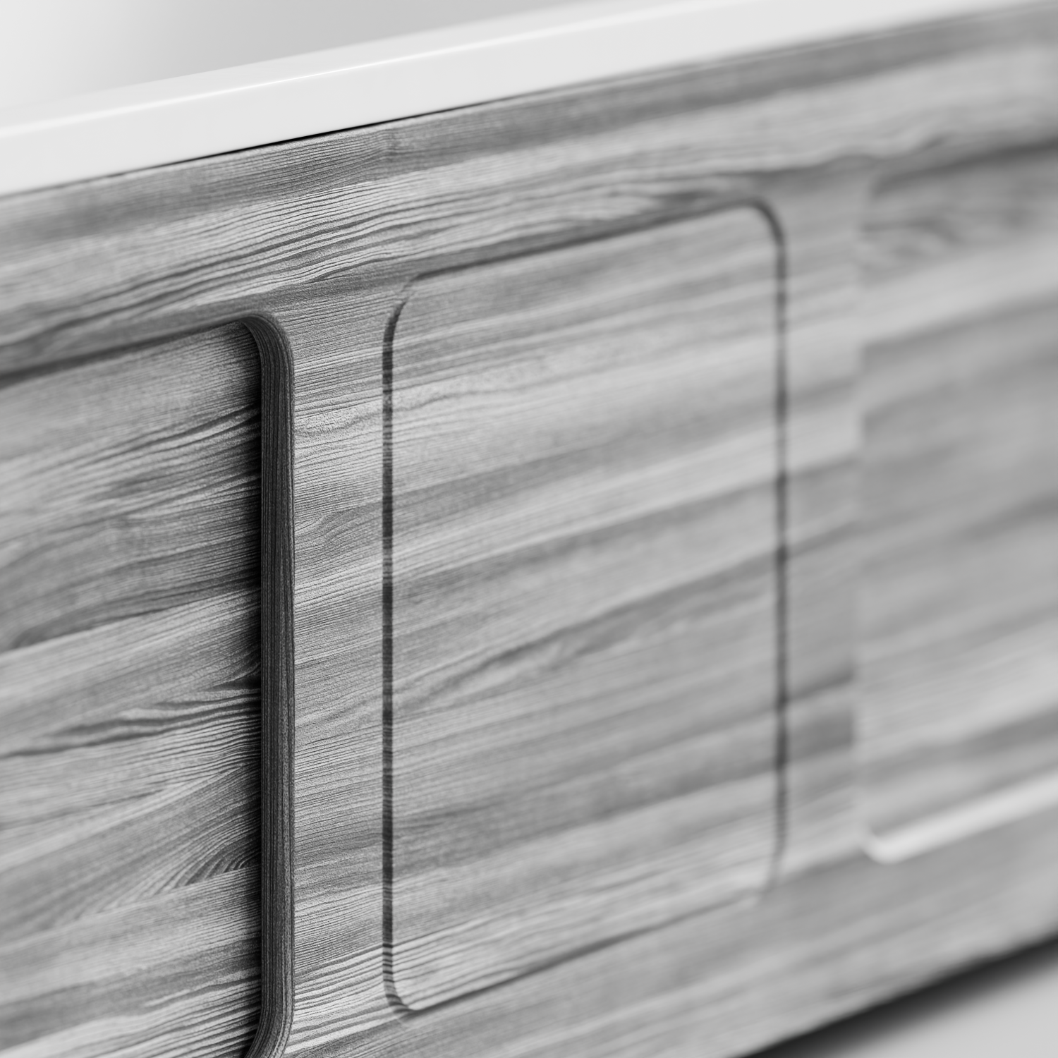 Экран под ванну Vod-ok Хит 170 раздвижной Лиственница структурная контрастно-серая