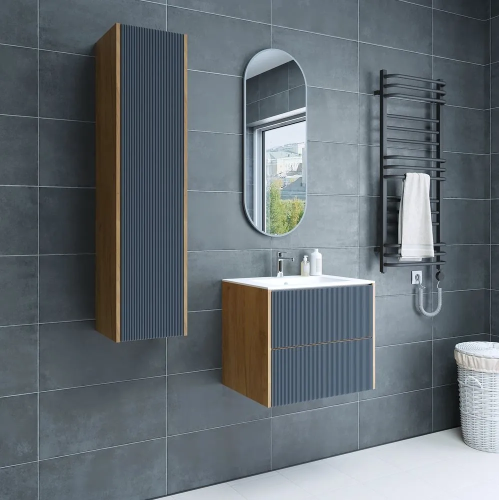 Зеркало Sanflor Диана овал, графит