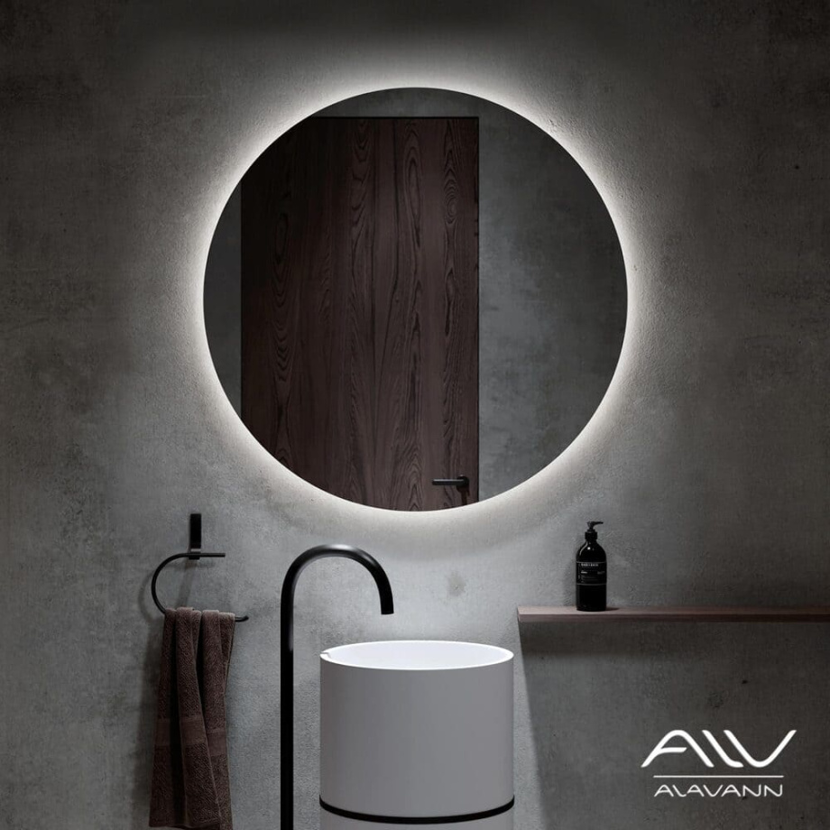 Зеркало Alavann Rondo 100 свет, ик-выключатель