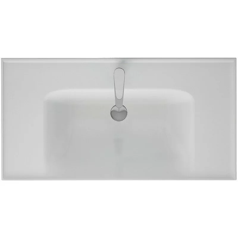 Тумба c раковиной Bellezza Грейс 90 подвесная, с 1 ящиком, дуб светлый