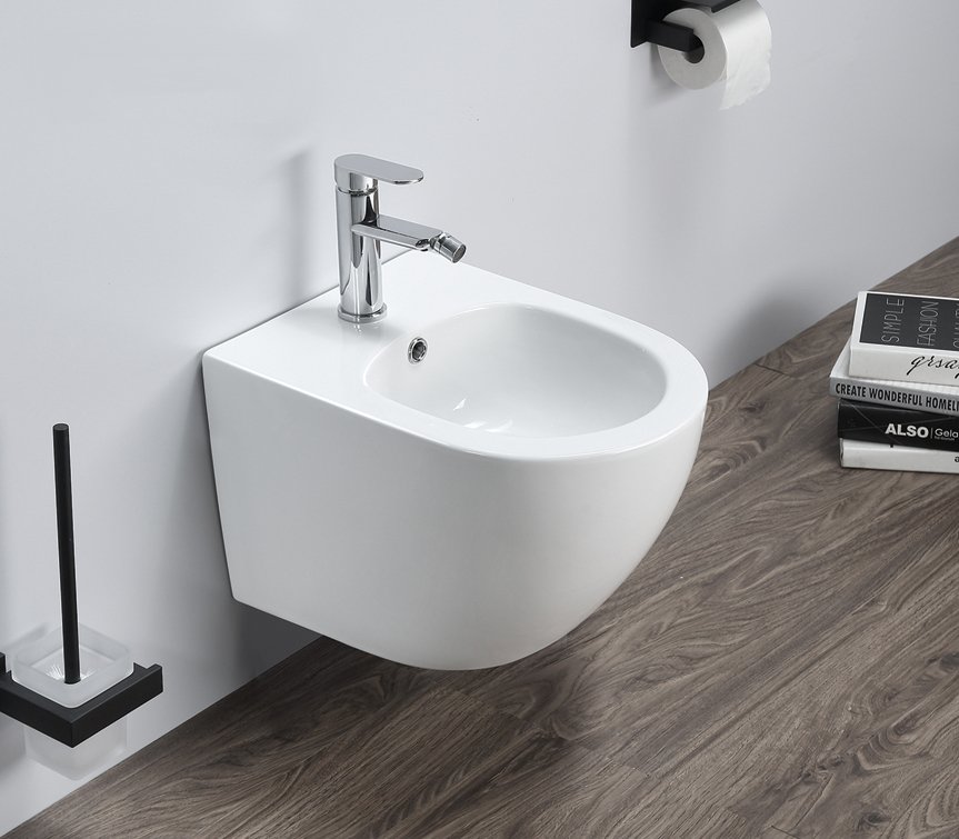 Унитаз - биде подвесное SantiLine SL-5058 белый