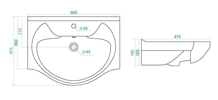 Мебель для ванной Stella Polar Кармела 65 комплект, напольный, карпатская ель