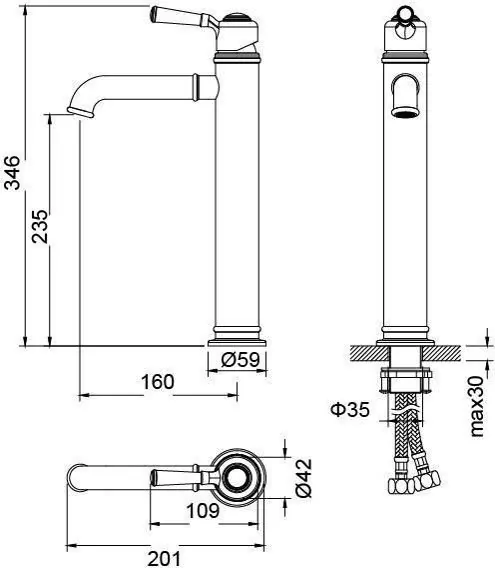 Смеситель для раковины Timo Arisa 5311/00F хром