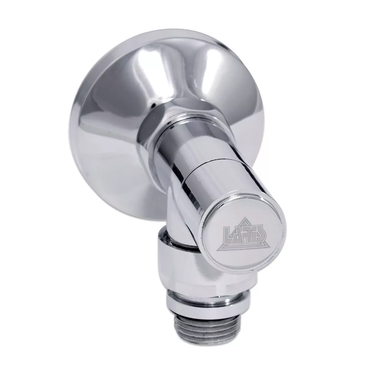 Вентиль запорный угловой Laris г/ш 3/4х1/2 хром ZZ-4701 2 шт.