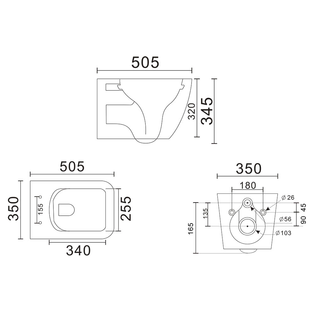 Унитаз подвесной Veconi Pulo VPU-51TGR серый матовый
