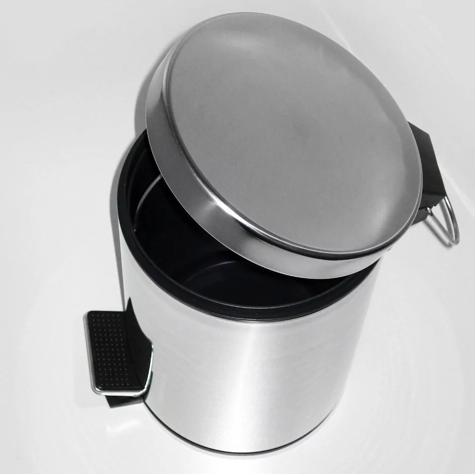 Ведро для мусора WasserKraft K-635 хром