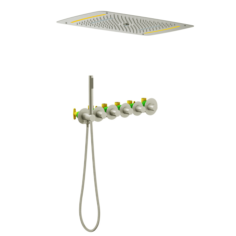 Душевая система встроенная с термостатом Timo Saona SX-2319/13SM никель