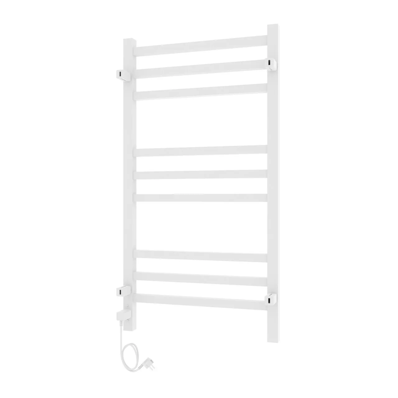 Полотенцесушитель электрический Laris Астор ЧК П9 350х700 с терморегулятором, правый, белый матовый