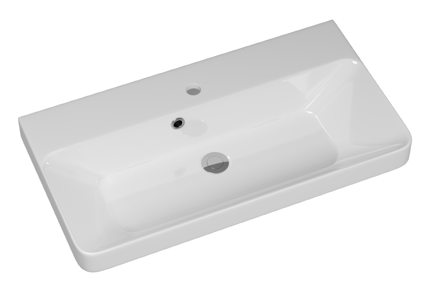 Тумба с раковиной Brevita Victory 70 подвесная, белый