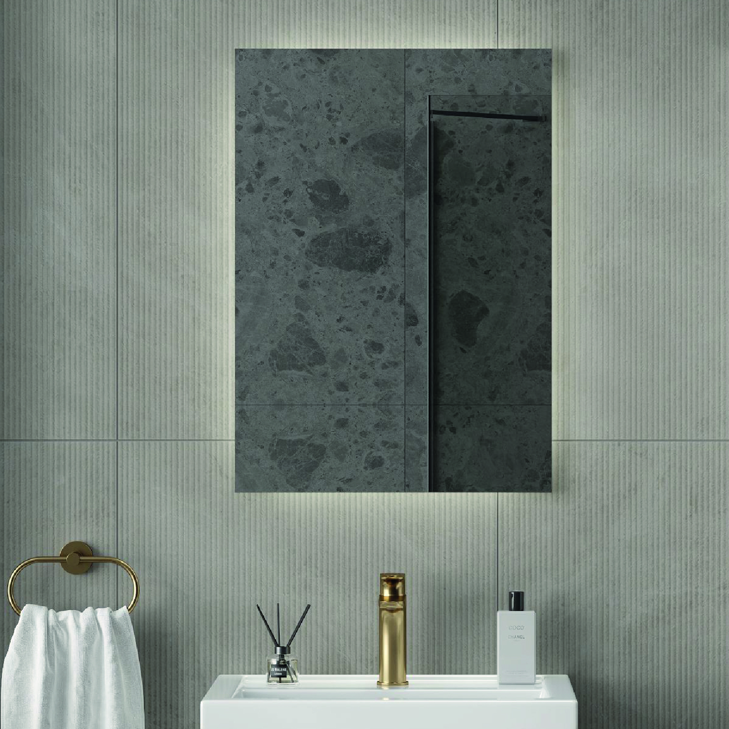 Зеркало Onika Люма 50 с LED подсветкой