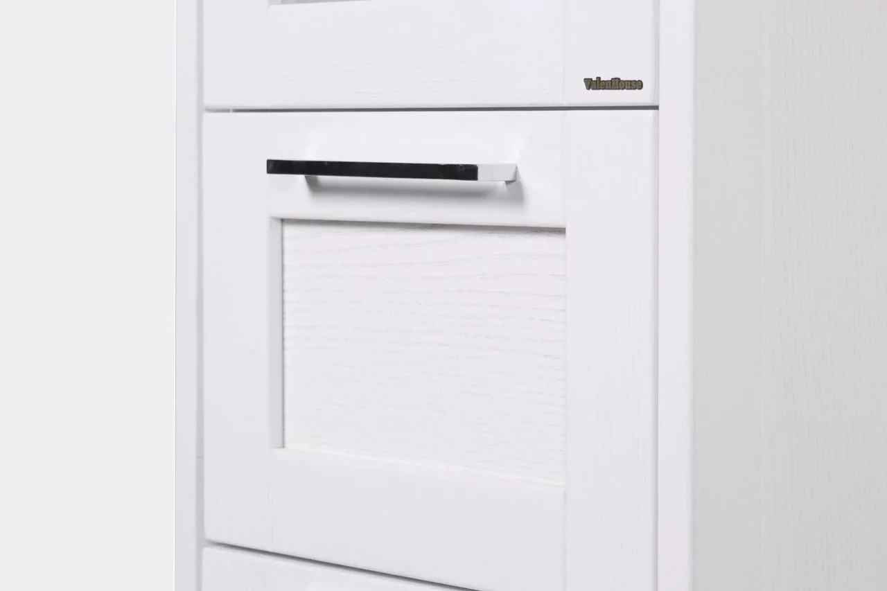 Пенал напольный ValenHouse Эйвори 40 L белый