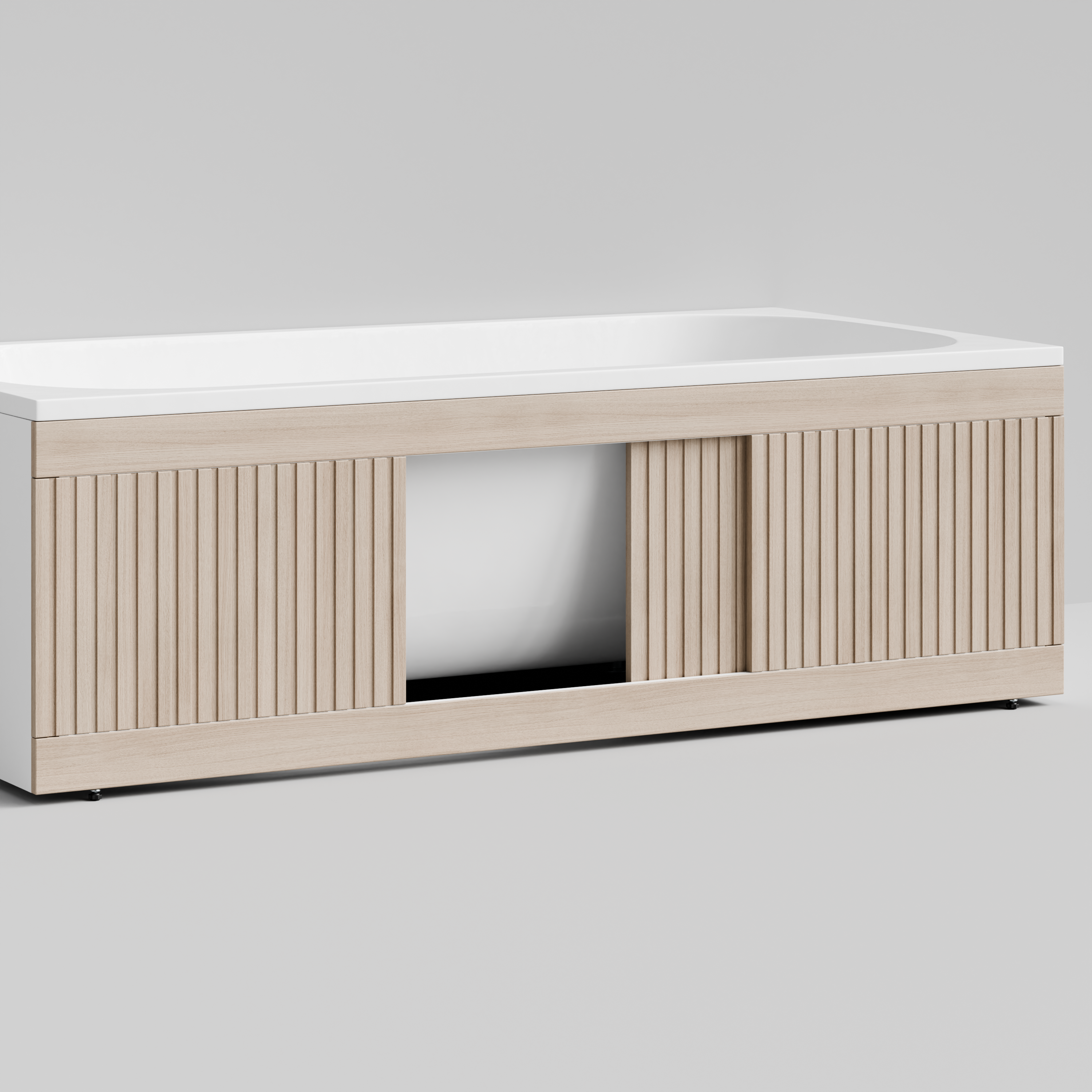 Экран под ванну Vod-ok Тач 170 раздвижной дуб + 15 цветов