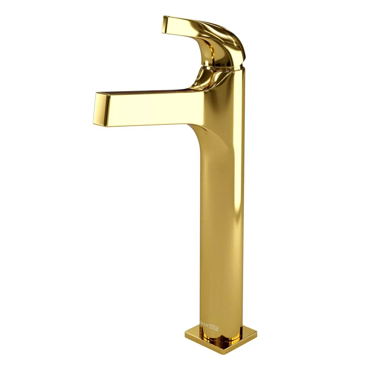 Смеситель для раковины WasserKraft Sauer 7103H глянцевое золото