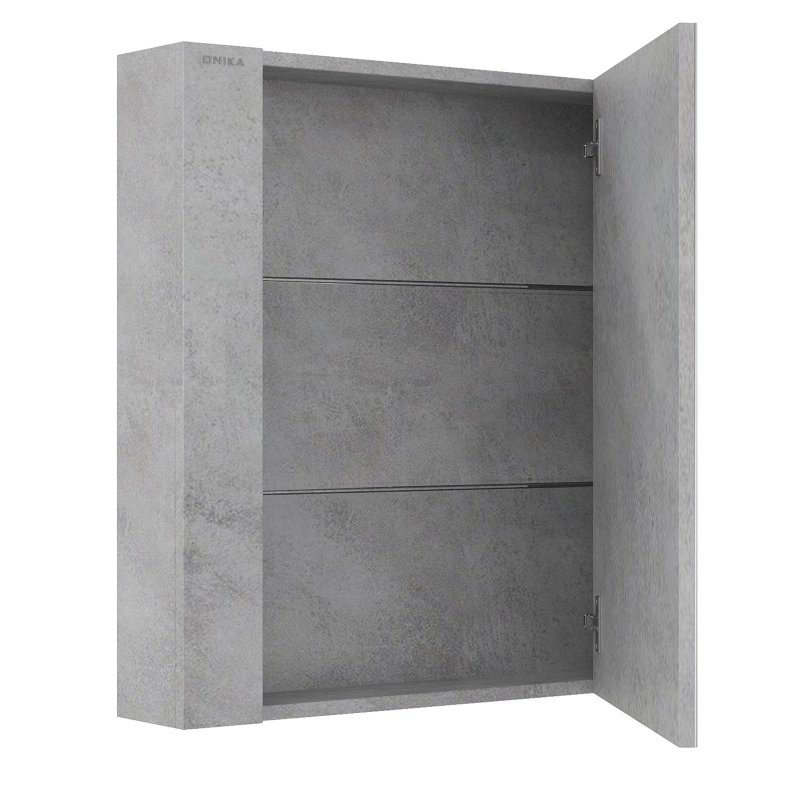 Зеркало-шкаф Onika Стоун 70 ателье светлое, универсальный