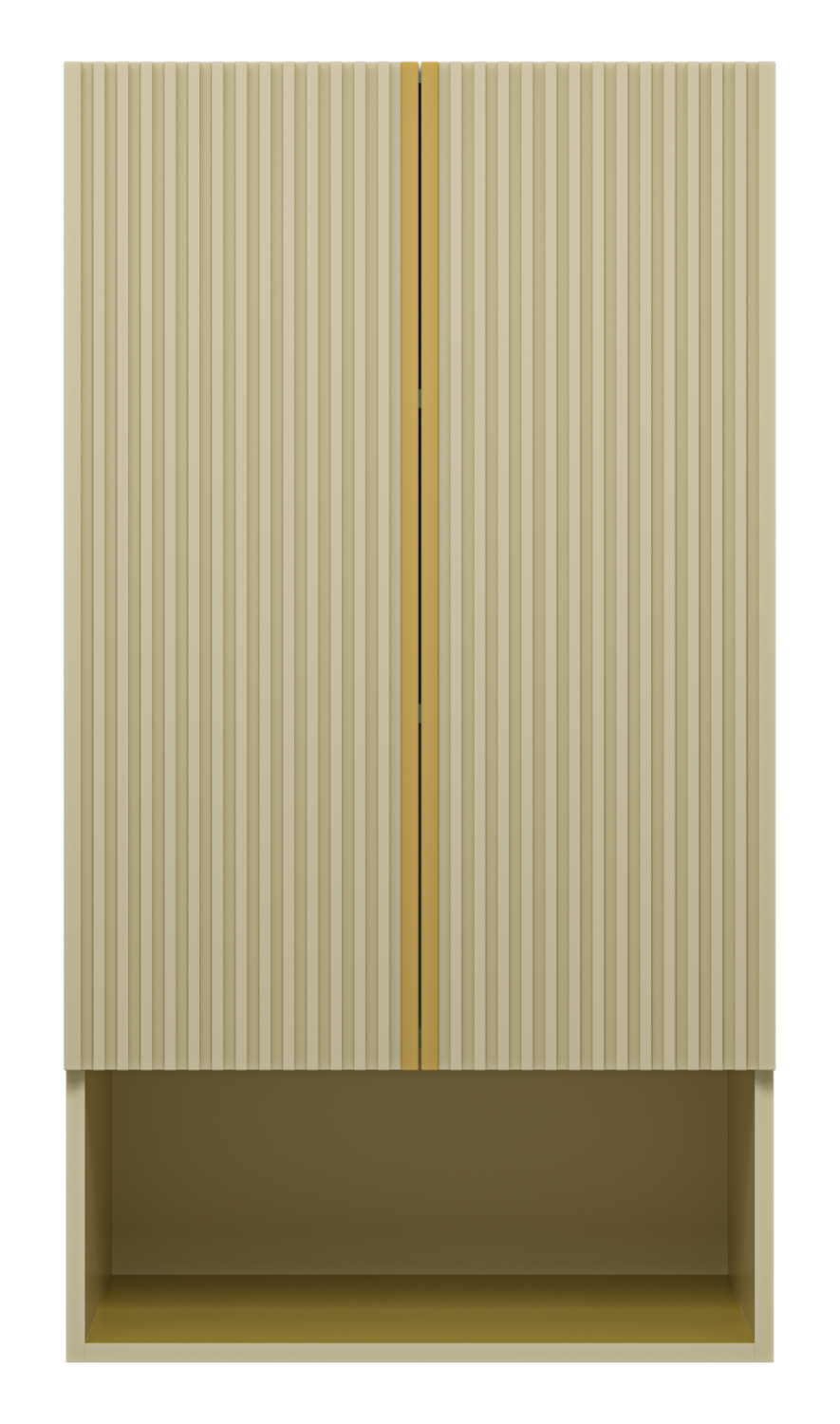 Шкаф навесной Brevita Vega 60 бежевый/золото