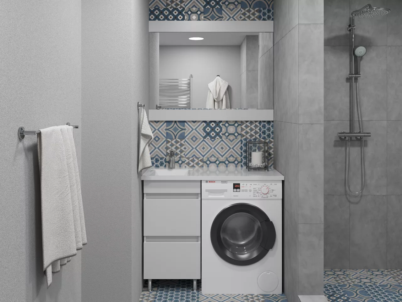 Раковина Stella Polar Мадлен 105 L белая