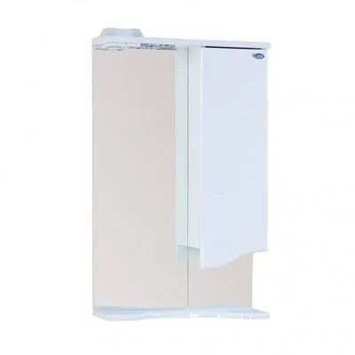 Зеркало с шкафчиком Onika Лайн 48.01 R свет, белый