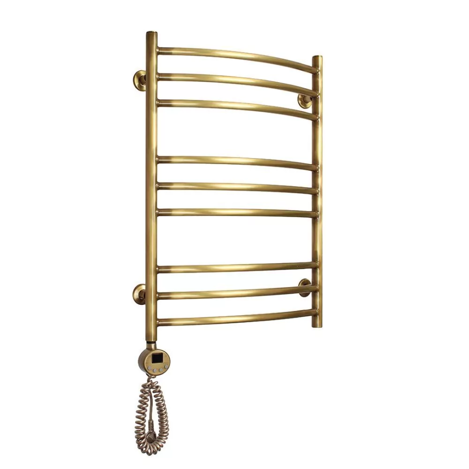 Полотенцесушитель электрический Domoterm Калипсо П9 500x700 EL левый, античная бронза