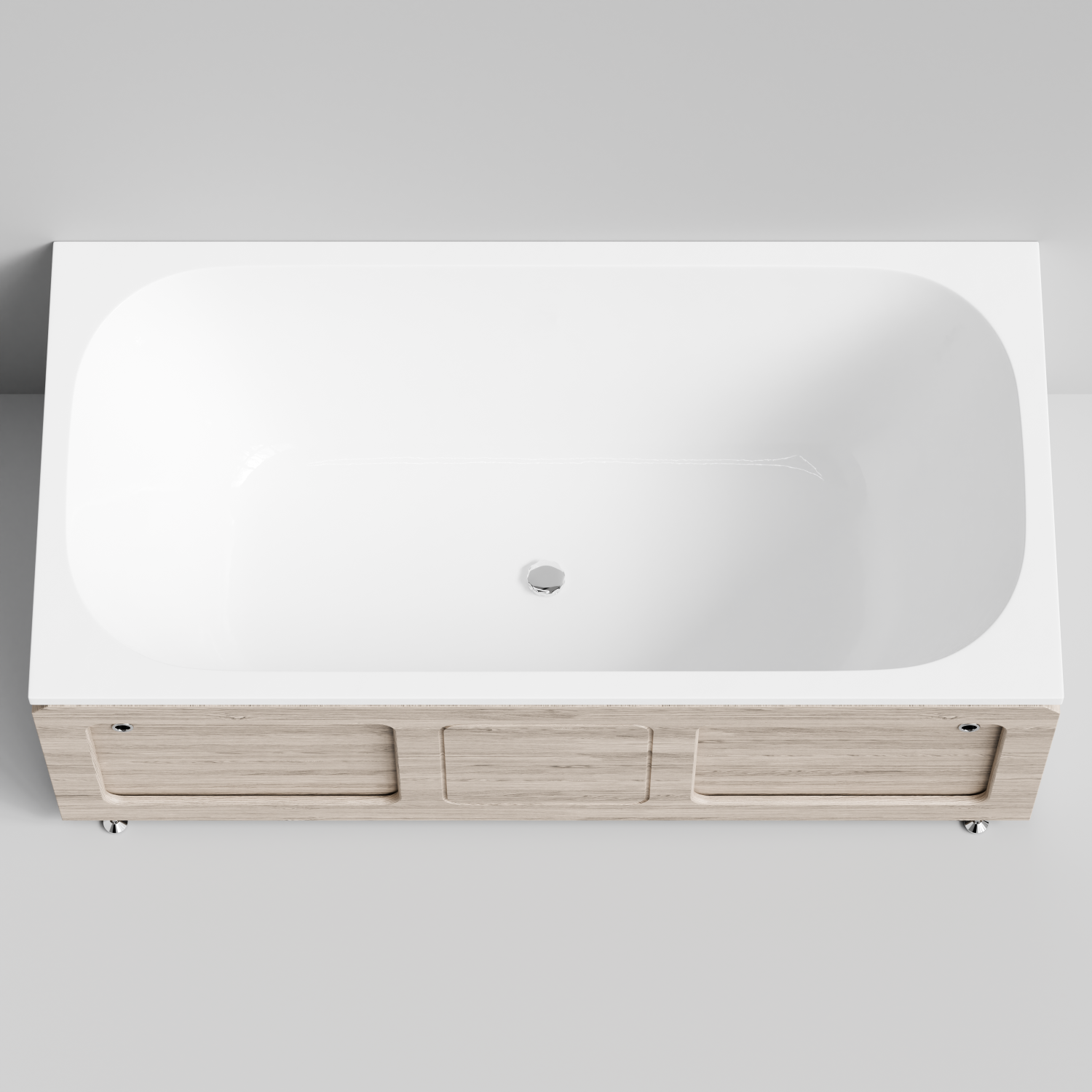 Экран под ванну Vod-ok Хит 170 раздвижной Дубослив ореховый светлый