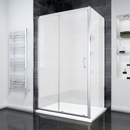 Душевой угол Veconi Rovigo RV-055M, 1100х1000х1950, хром, матовое стекло