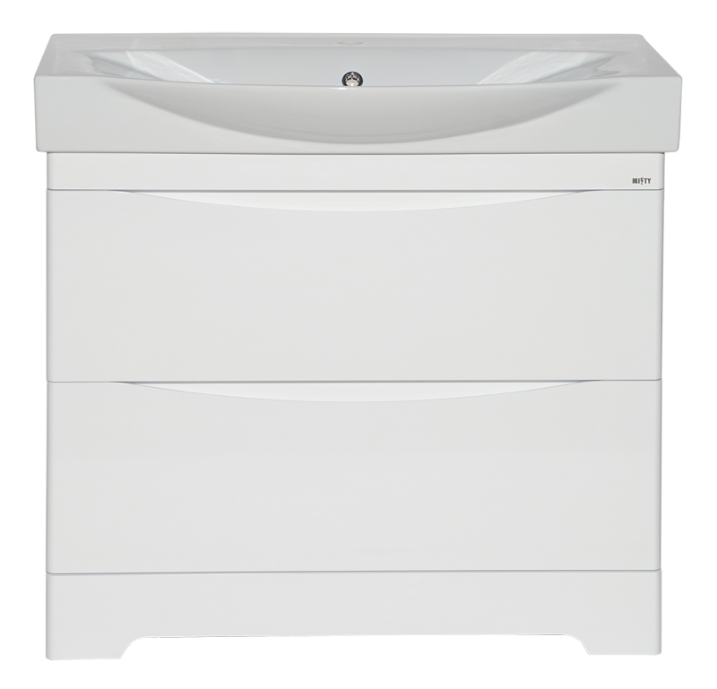 Тумба с раковиной Misty Элвис 85 белый
