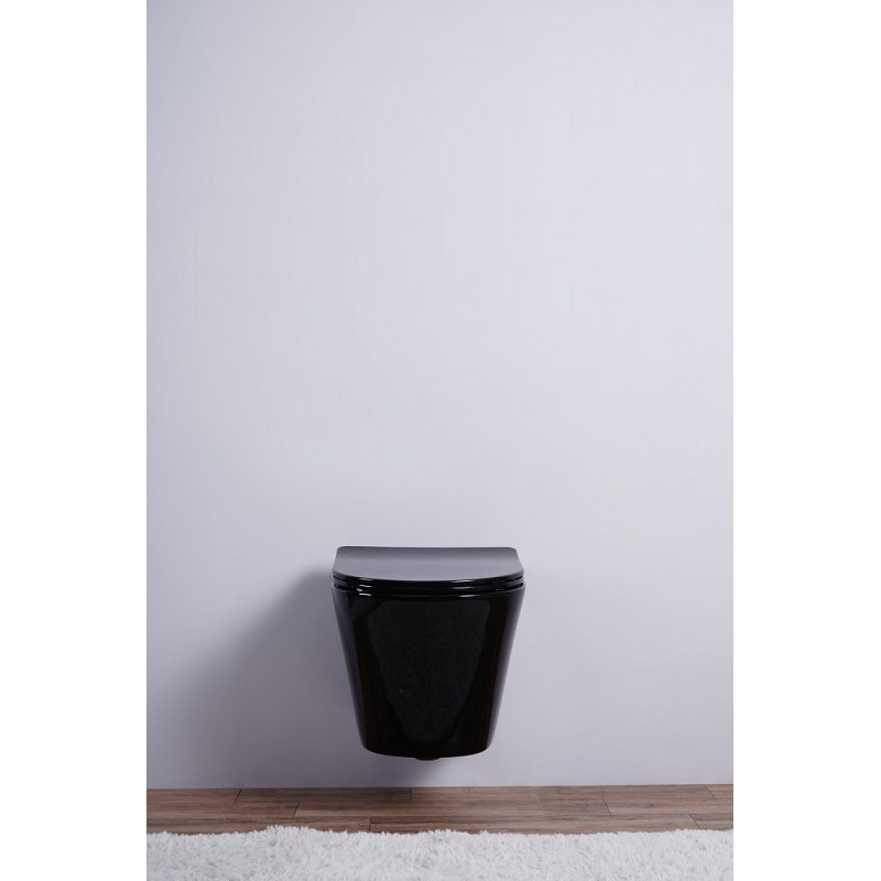 Унитаз подвесной Esbano CLAVEL (Black) 480x360x355