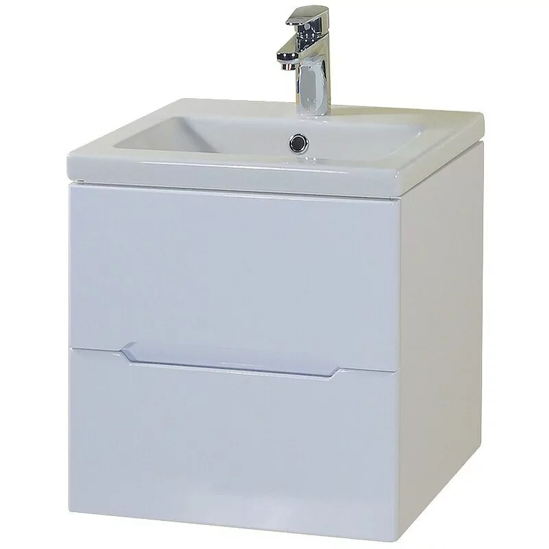 Тумба с раковиной Onika Айленд 50.13 подвесная, белый