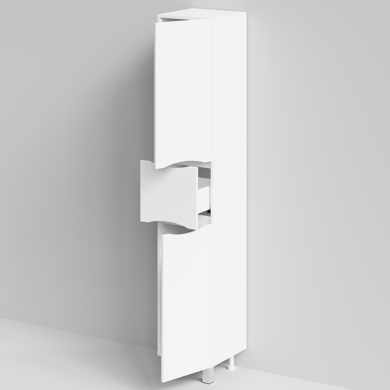 Пенал Vod-ok Лайт 35 L/R напольный, белый + 13 цветов