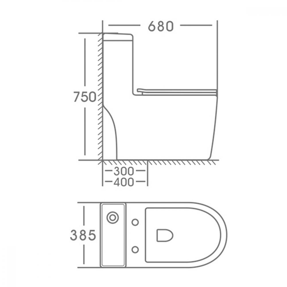 Унитаз Stella Polar Астурия KN6820000 напольный, белый